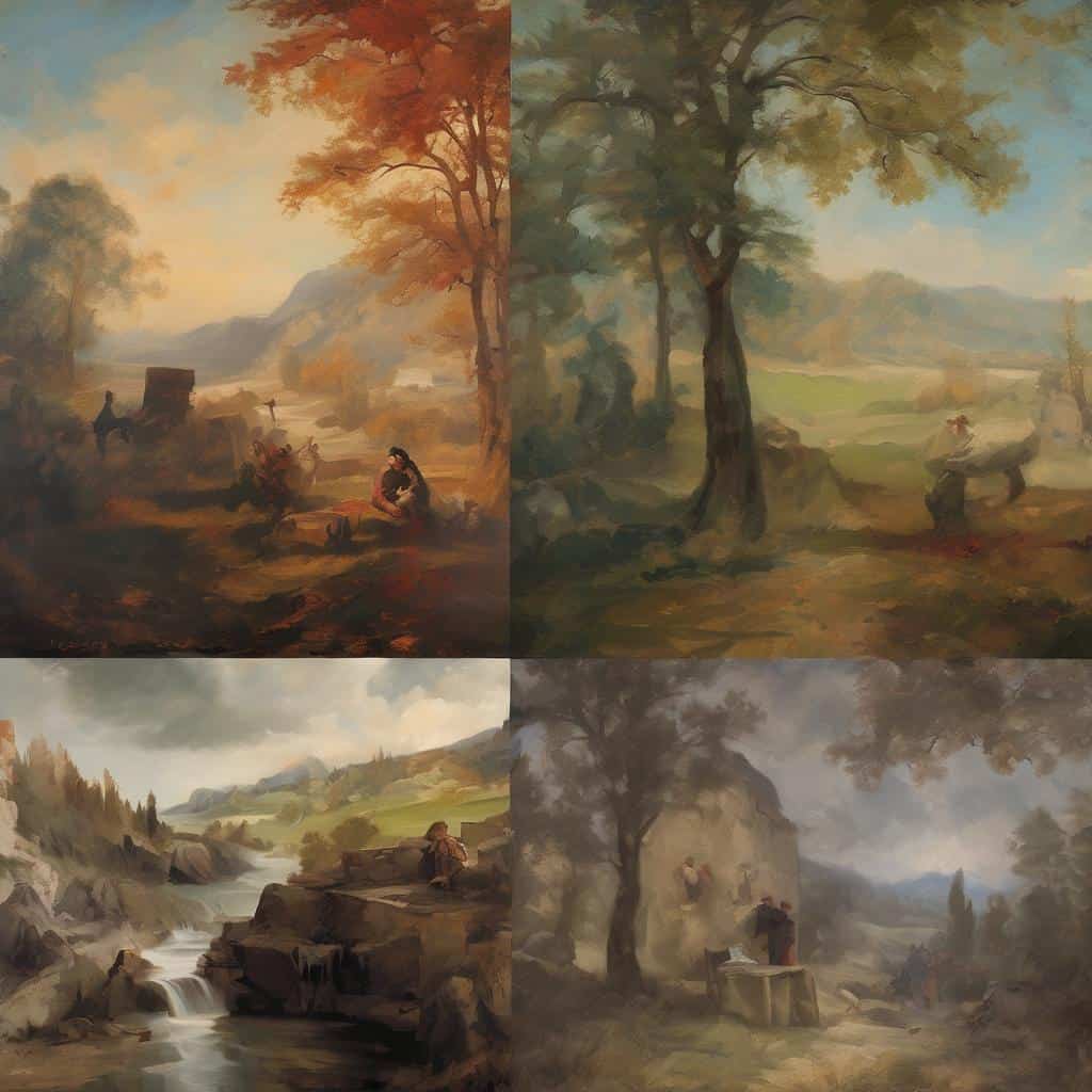 Ουρανοποιία που αναδεικνύει την τέχνη του φωτός και της σκιάς σε τοπιογραφίες.